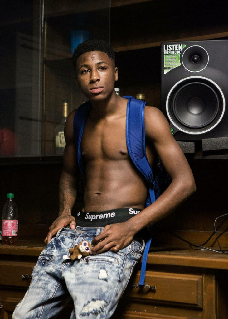NBA Youngboy rocks Supreme street style in edgy jeans and pendant necklace Wallpaper