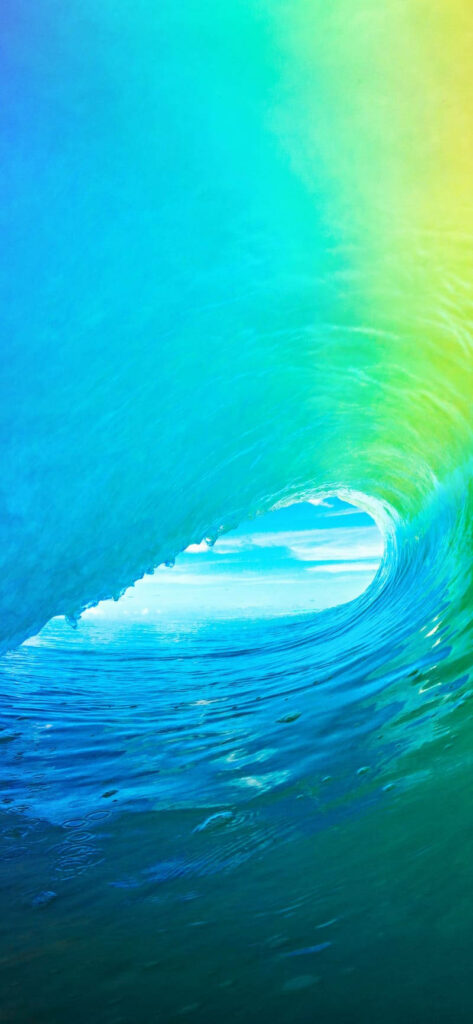 Surf's Up: Immersive Wave Adventure Captured on Colorful Iphone 5s Background Photo Wallpaper