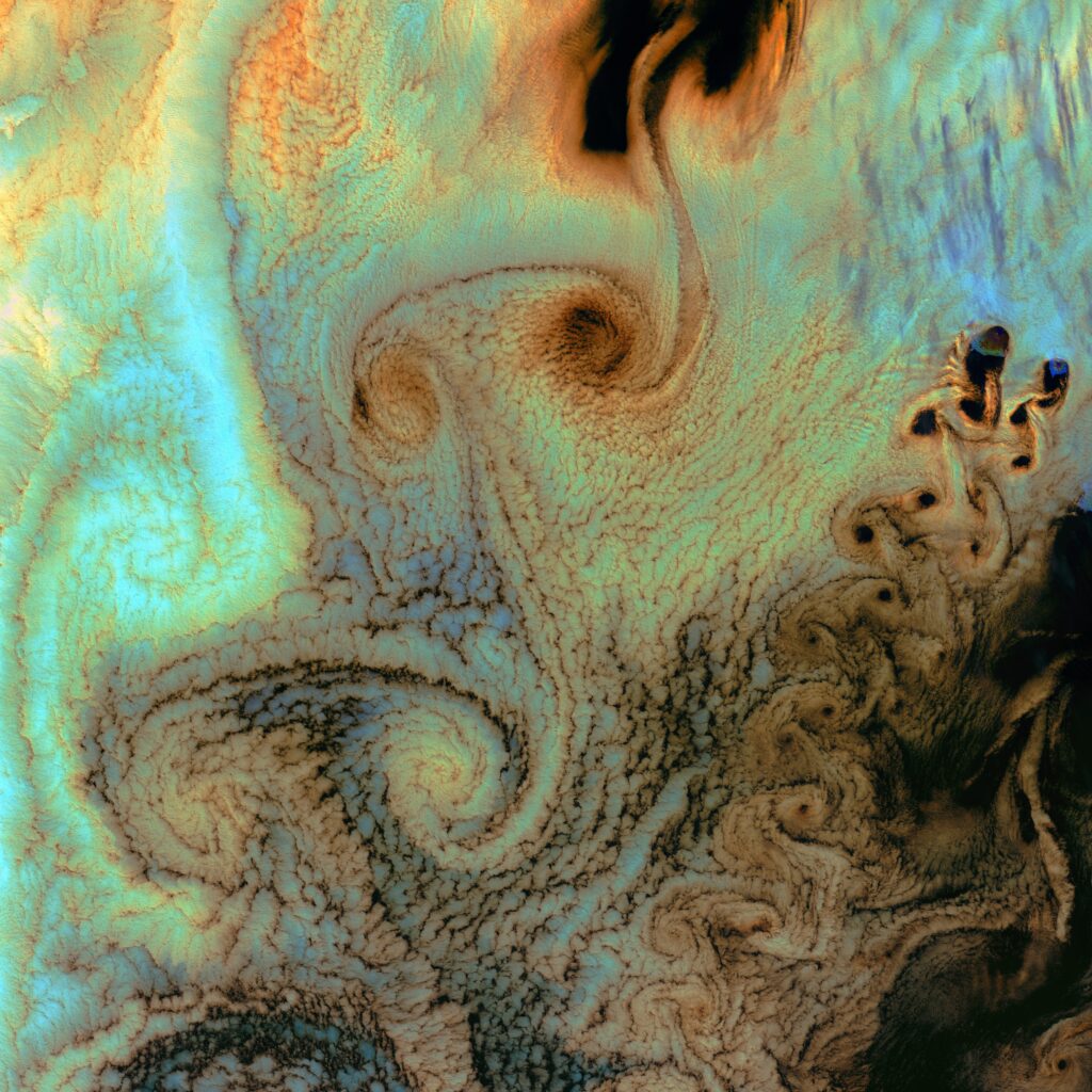 Surreal Earth Wallpaper: Captivating Space View of Nature's Art