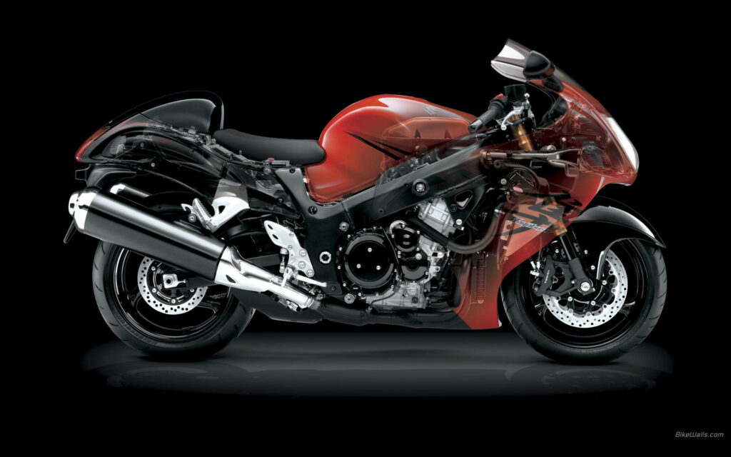Stunning Suzuki Hayabusa Wallpaper: Sleek Design & Engine Details