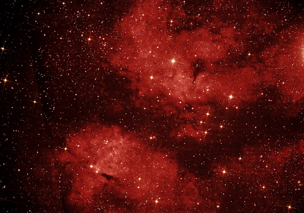 Stunning Swan Nebula Wallpaper: Vibrant Space Beauty & Starry Sky
