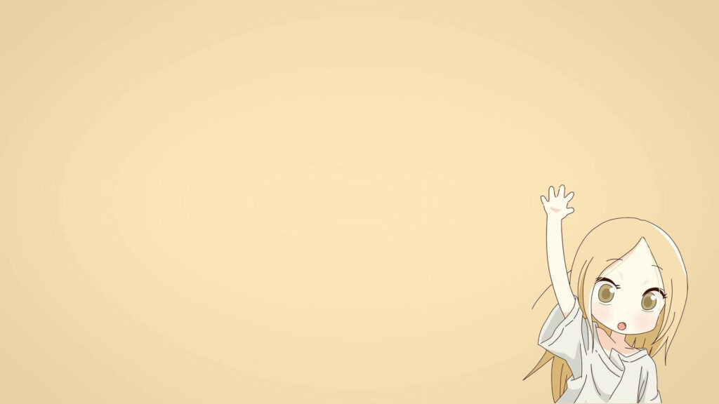 Sunny Smiles: A Charming Blonde Girl Wallpaper to Brighten Your Day