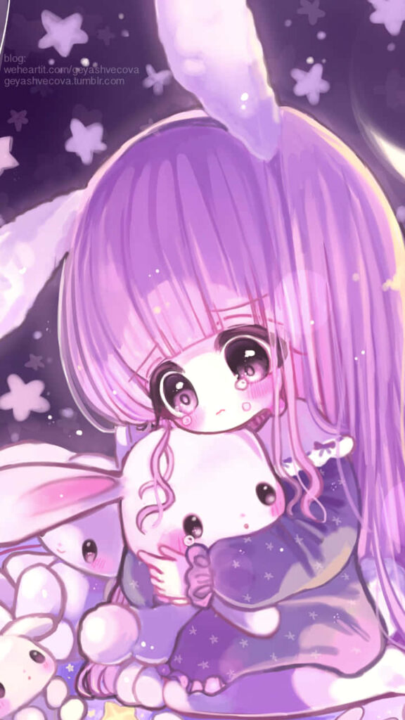 A Delightful Display of Baby Anime Cuteness: Vibrant Stripes, Adorable Accessories, and a Joyful Smile Wallpaper