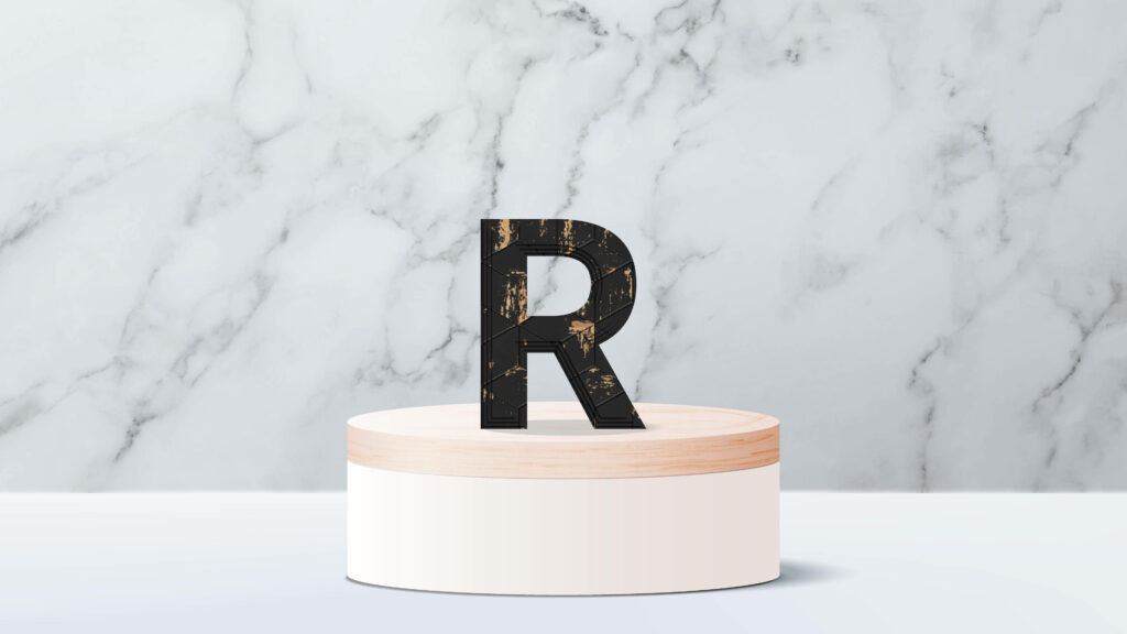 R is for Delicious: A Cake-Inspired Alphabet Wallpaper