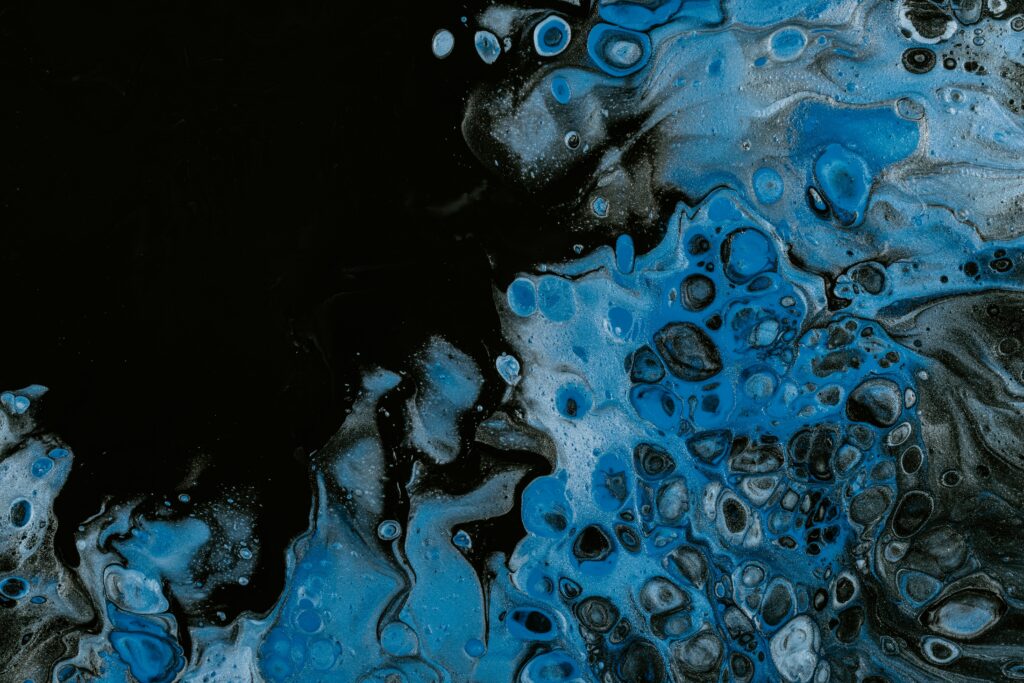 Swirling Blue Liquid Patterns: Abstract 6000x4000 Wallpaper