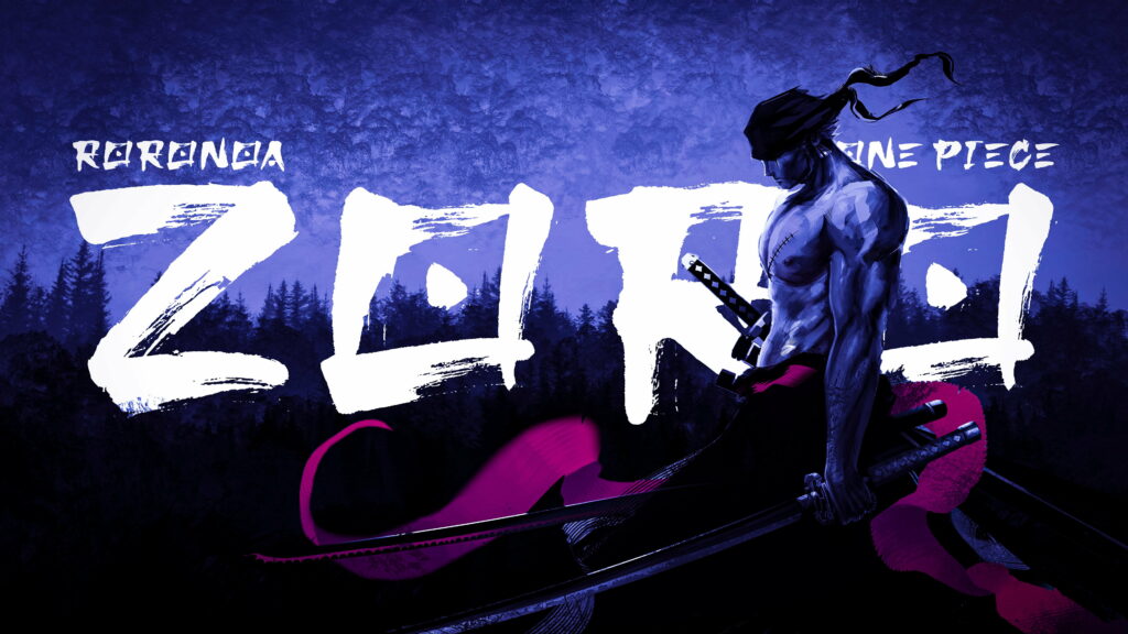 Slicing Through Time: A Majestic 4K Artwork of Roronoa Zoro from One Piece Wallpaper