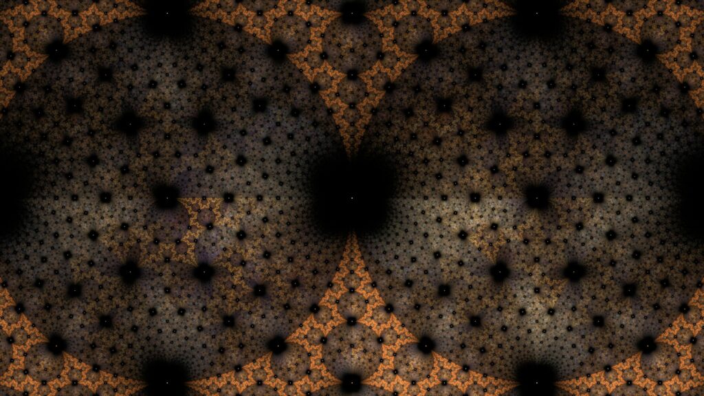 Mesmerizing Symmetrical Fractal Wallpaper - 3840x2160 Background