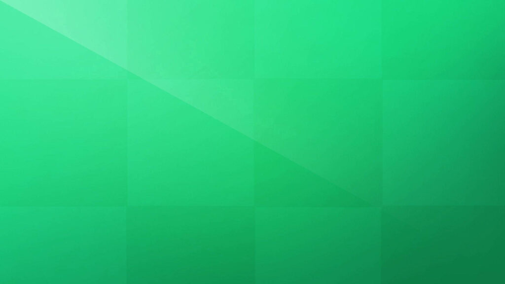 Symmetrical Landscape in Pixelated Parakeet Green Solid Color Wallpaper