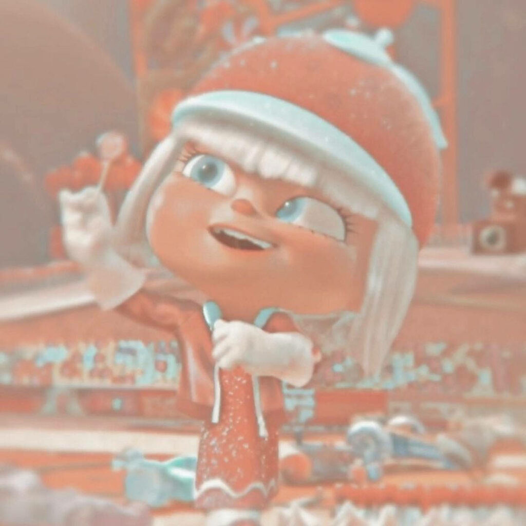 Preppy Taffyta Wallpaper: Cheerful Design from Wreck-It Ralph
