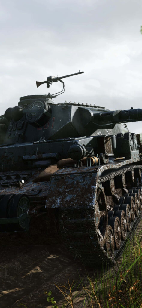 Battlefield V's Epic Tank Rampage amidst Lush Greenery Wallpaper