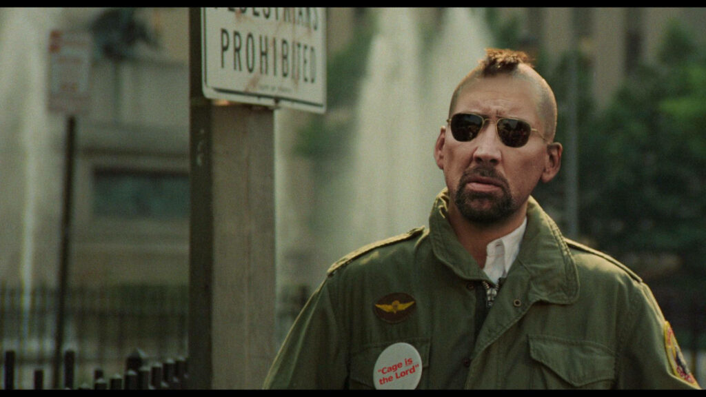 Taxi Driver wallpaper featuring Robert De Niro as Travis Bickle in military jacket intense look