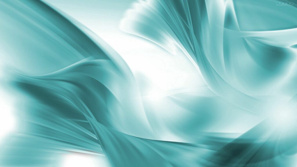 Teal and White Abstract Wallpaper - 1920x1080 Ethereal Background