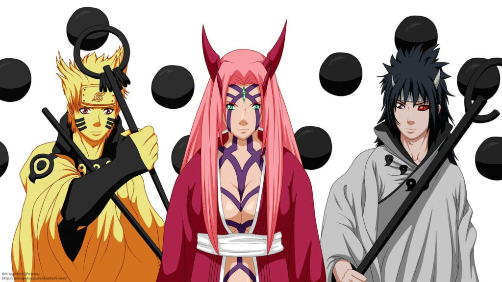 Naruto Shippuden Squad: Empowered by Sage Mode, Team 7 Embarks on a Heroic Mission Wallpaper