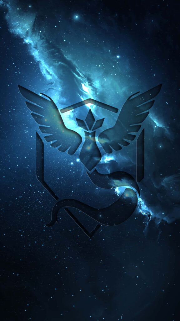 Stunning Team Mystic Wallpaper: Vibrant Cosmic Background Design