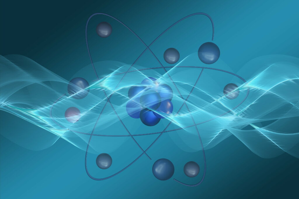 The Interplay of Technology and Fundamental Sciences: Exploring Atomic Particles in 4K Wallpaper