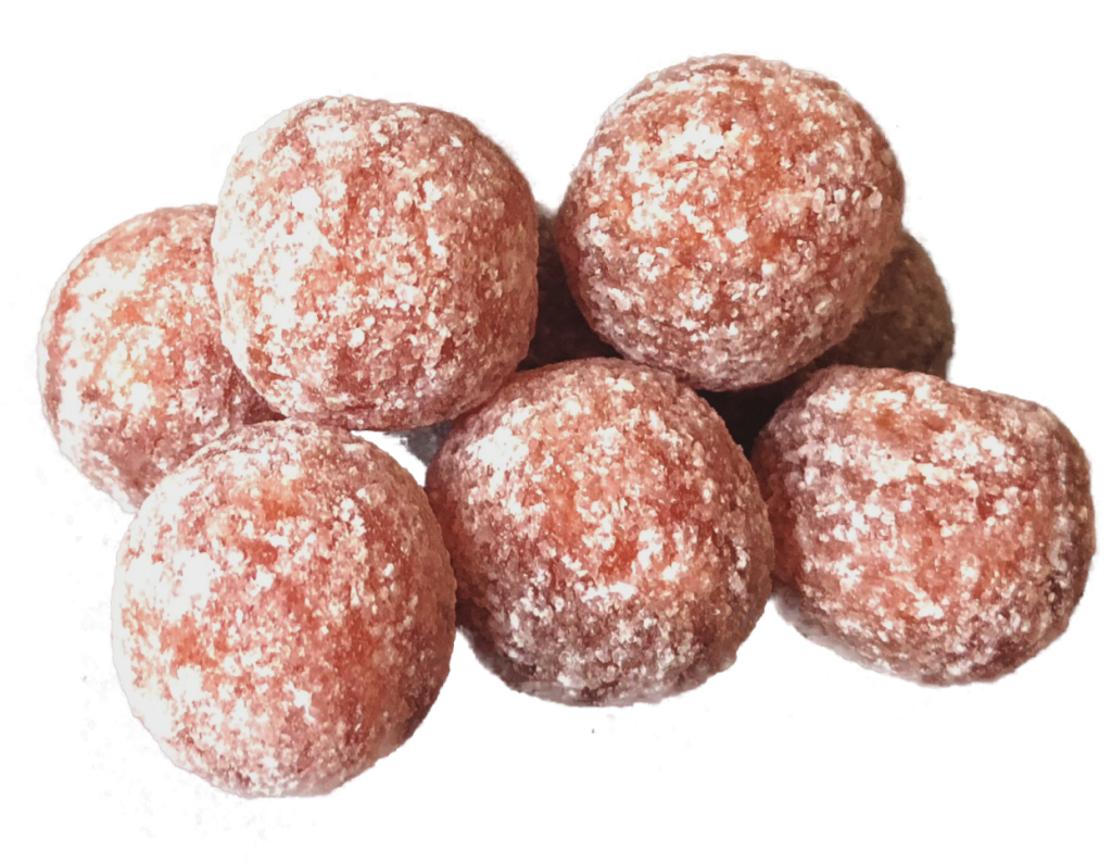 Delicious Sugar-Dusted Chocolate Truffles Wallpaper Background