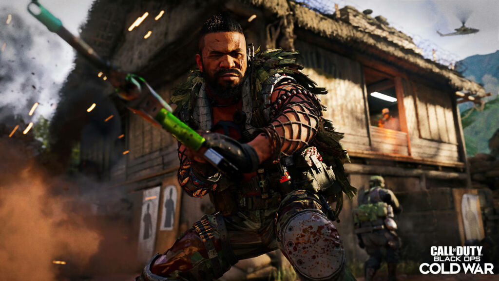 Terrell Wolf: Commanding Chaos in Call of Duty's Frigid Battlegrounds Wallpaper