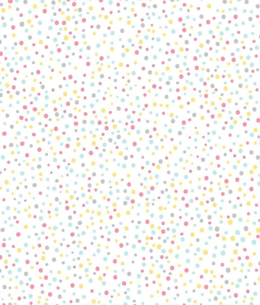 Whimsical Pastel Confetti: A Delightful Background of Playful Printed Circles Wallpaper