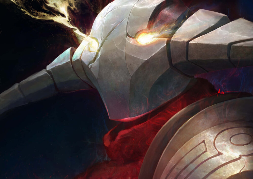 Dota 2 Sven Unleashing Terrifying Powers in Eerie Background Wallpaper
