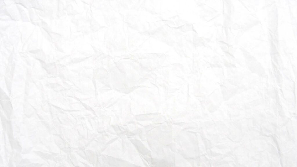Minimalist white crumpled paper texture with soft lighting abstract clean modern wallpaper background