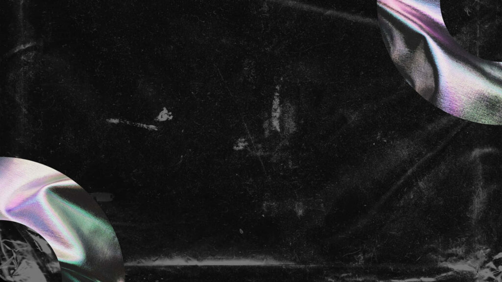 Textured Abstract Wallpaper: Iridescent Color on Black Background
