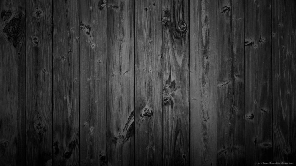 Textured Black Wood Wallpaper: Rustic Elegance with Natural Grain