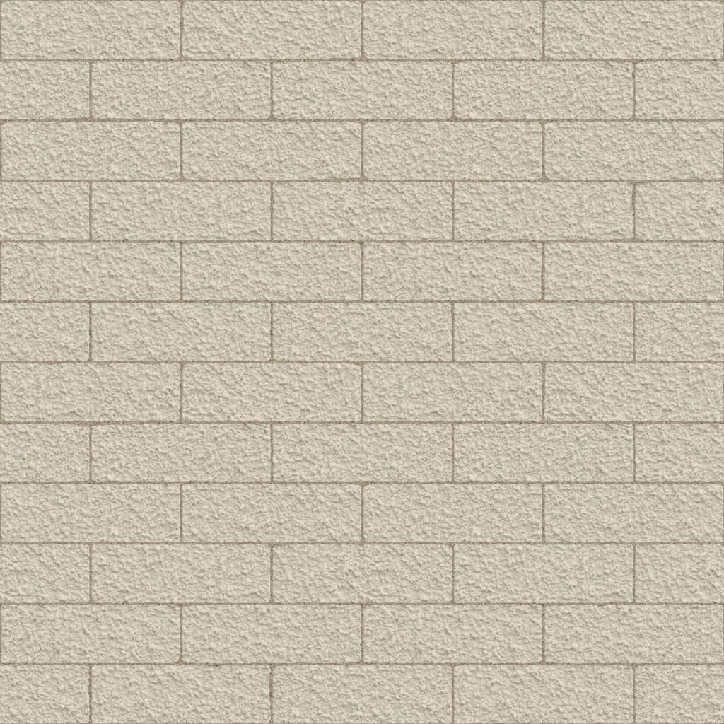 Textured Creamy White Brick Wallpaper for Modern Minimalist Decor