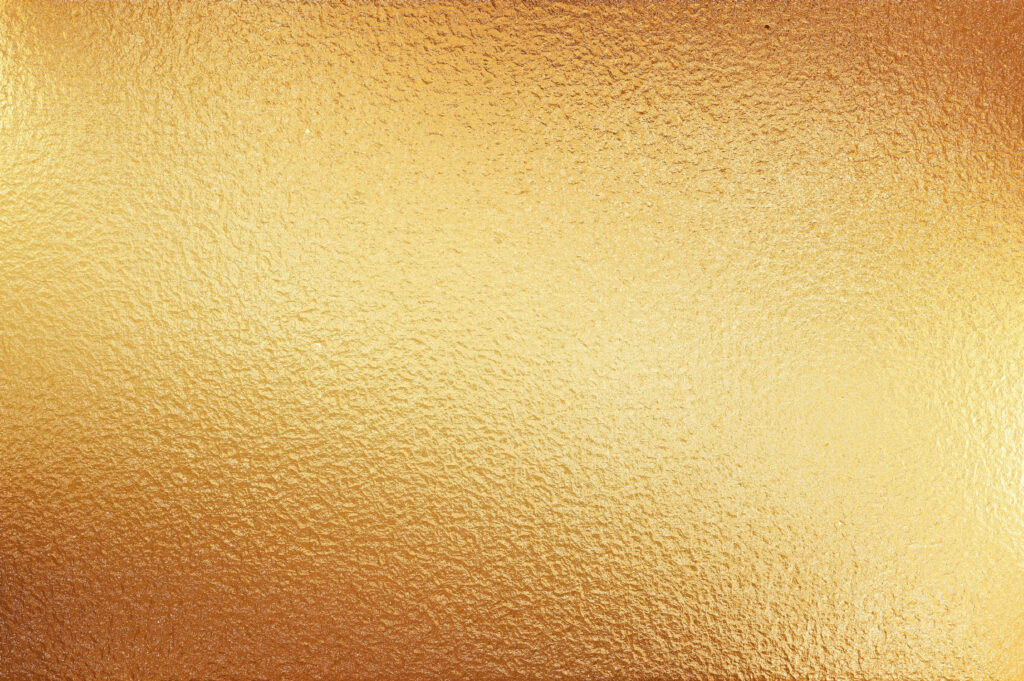 Luxurious Textured Gold Gradient Wallpaper - Metallic Finish Background