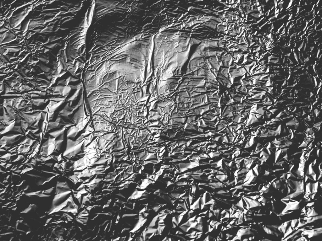Intricate Gray Foil Texture Wallpaper – Detailed Digital Background