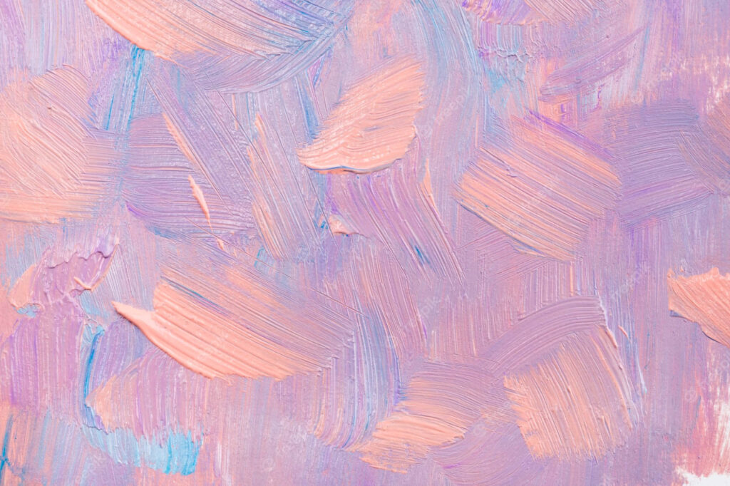 Artistic Pastel Peach, Lavender & Blue Textured Wallpaper Background