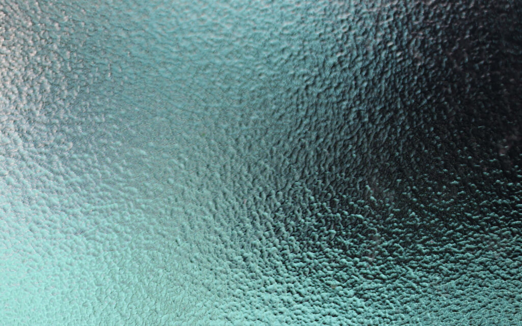 Elegant Textured Wallpaper with Teal and Gray Patterned Glass Design