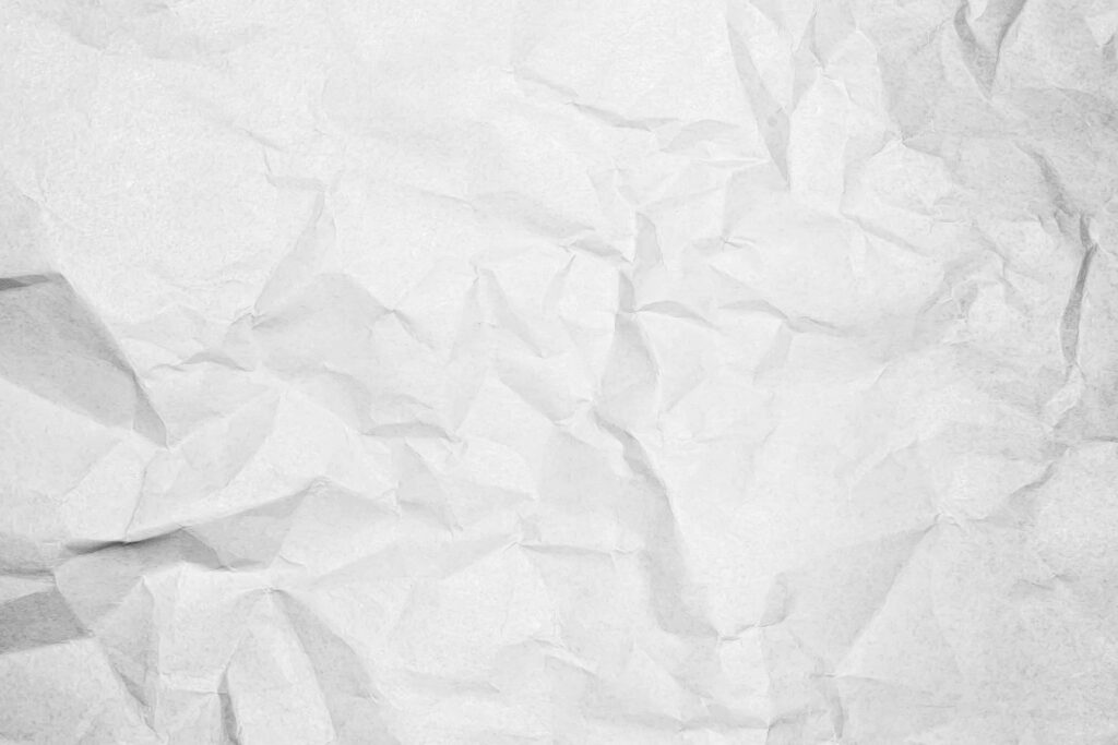 Minimalist Textured White Crumpled Paper Wallpaper Background