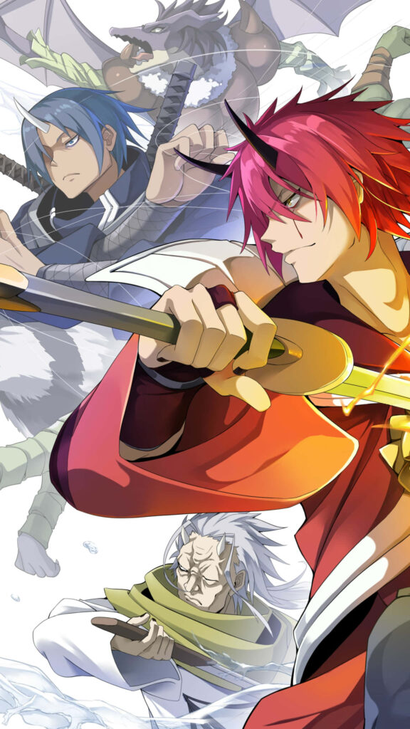 That Time I Got Reincarnated As A Slime dynamic wallpaper vibrant characters action scene background