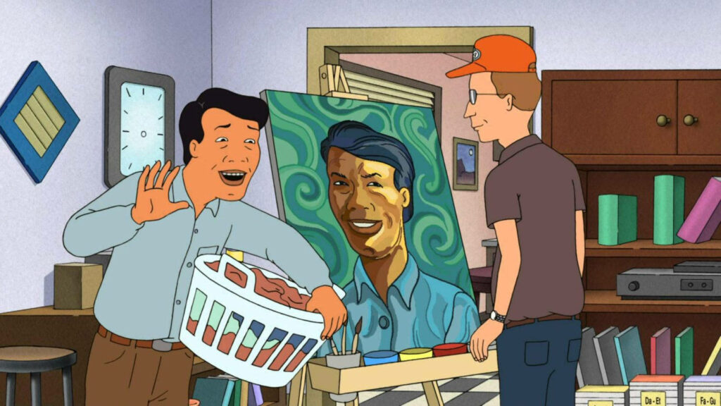 Capture of Kahn's Artistry: King Of The Hill's Timeless Backdrop Wallpaper