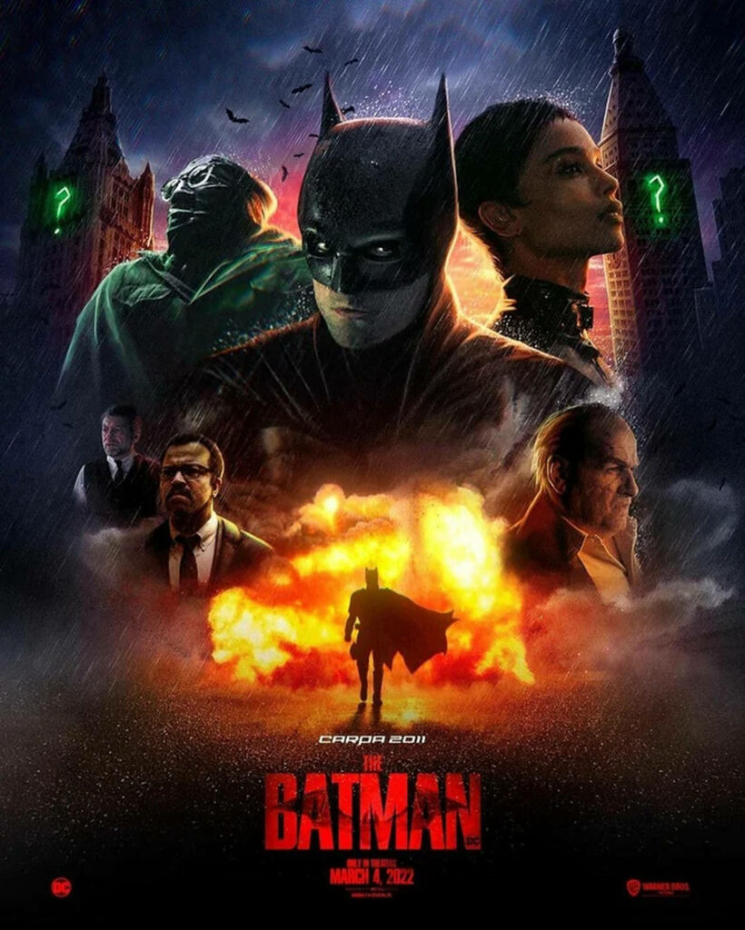The Batman 2022 Movie Poster Wallpaper: Dramatic & Striking Visuals