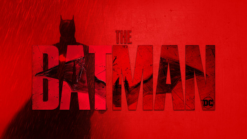 The Batman Movie Poster Unveiled in Bold Red Wallpaper