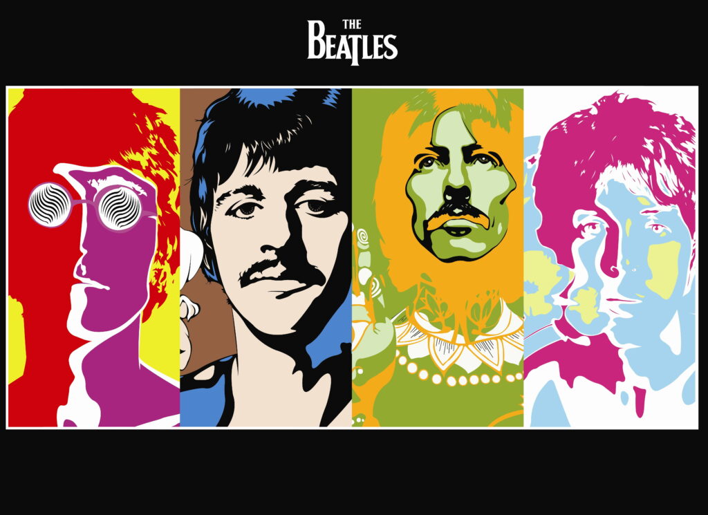 Serenading the Sublime: The Beatles' Harmonious Enchantment in 'Within You And Without You' - A Captivating 5K Soundscape Wallpaper