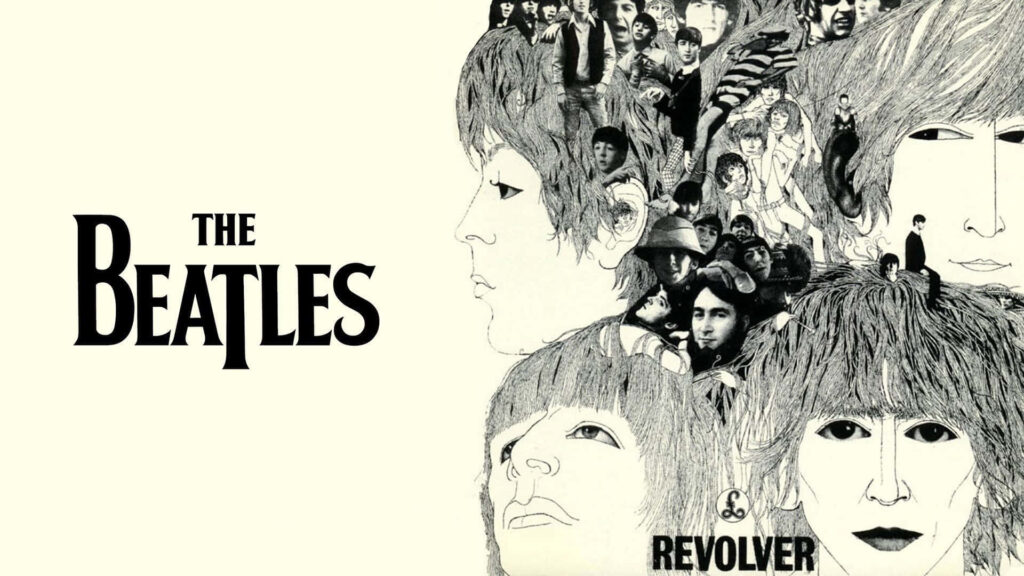 Beatles Revolver Wallpaper: Iconic Art & Band Essence Background