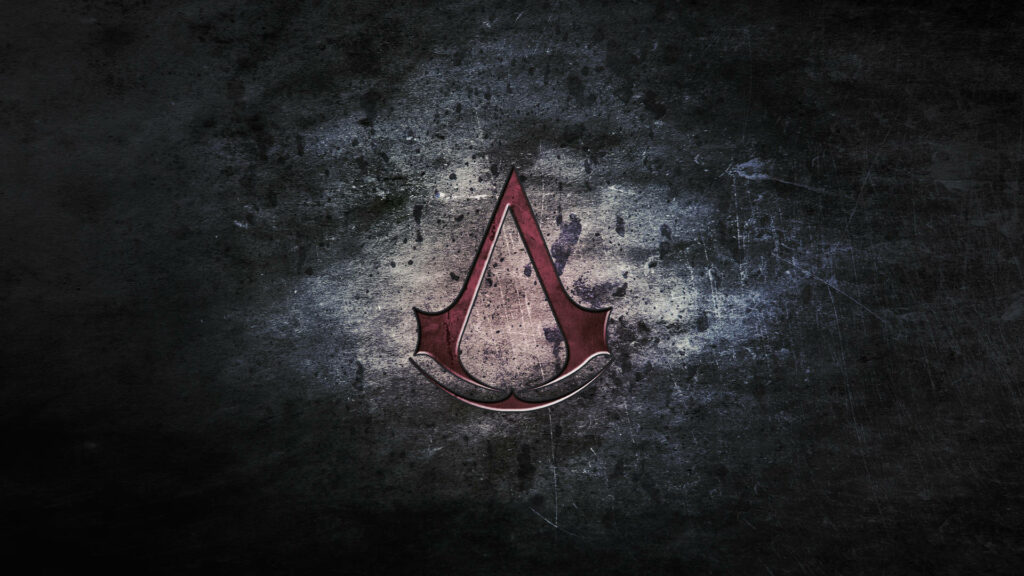 Silent Sentinels: A Bold Interpretation of Assassin's Creed's Iconic Symbol Wallpaper