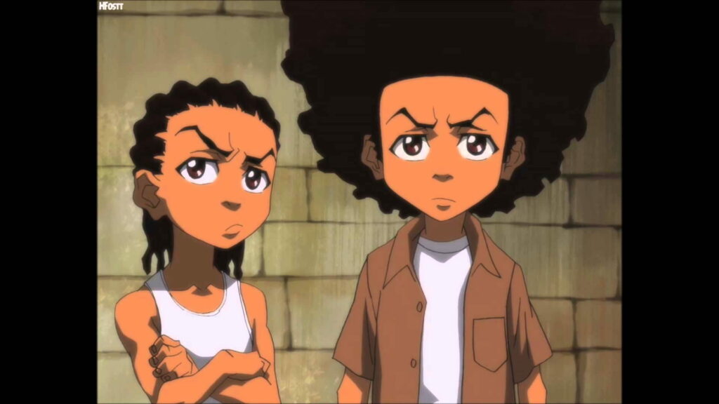 Revolutionary Rhythms: Unleashing the Boondocks Vibe - Huey and Riley in Pristine HD Wallpaper