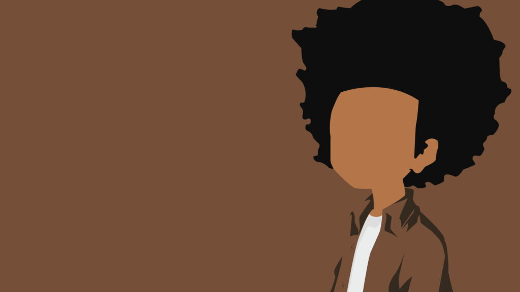 Simplicity Reigns: The Boondocks HD Wallpaper with Minimalistic Flair