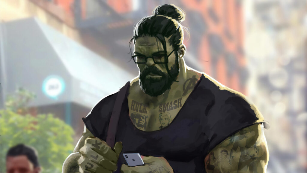 The Brilliance of Professor Hulk Man: A Stunning 4K Wallpaper