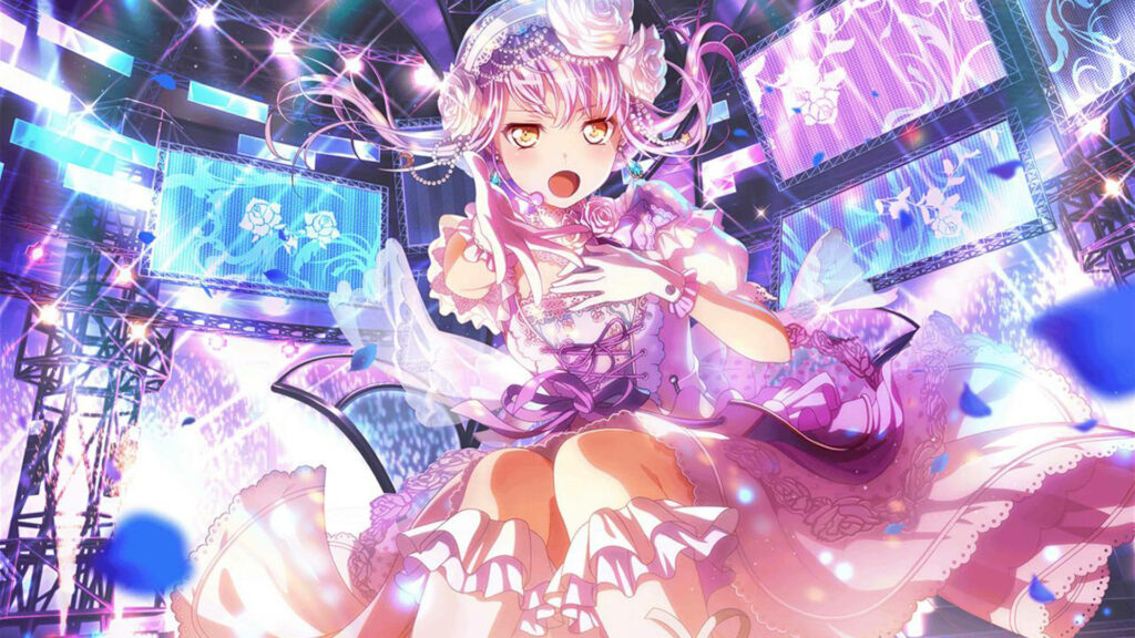 Brighten up Your Screen with Gacha Life's Beautiful Idol Performing Live - Wallpaper Fan Art!