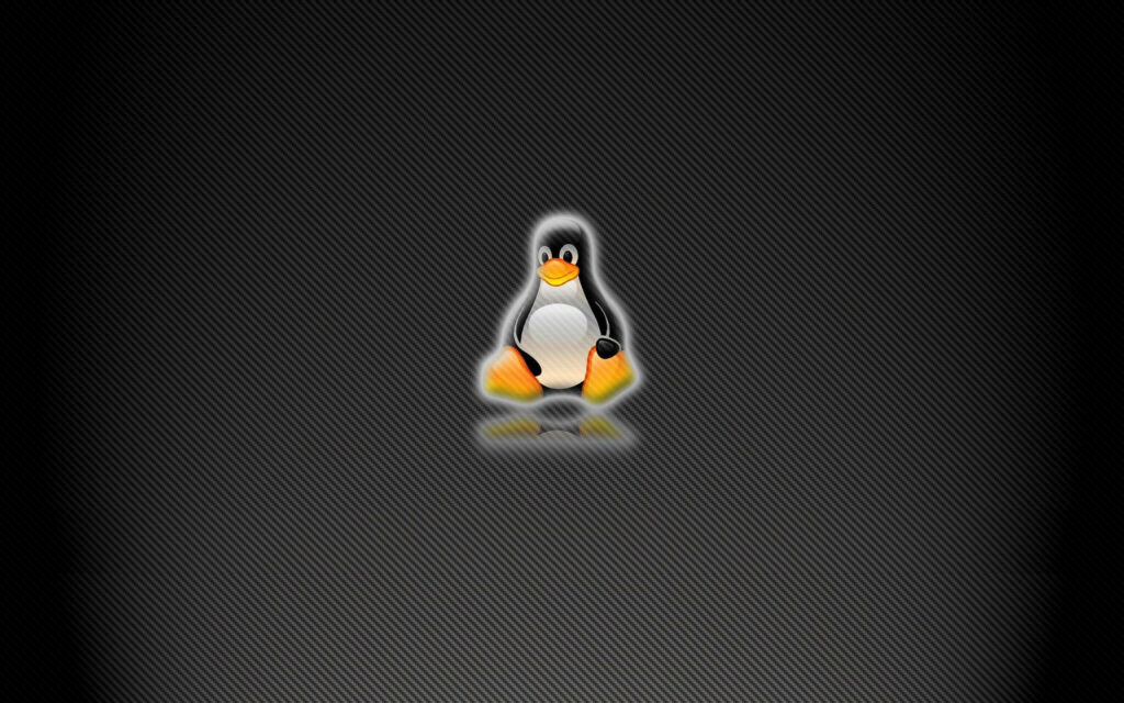 Penguin Perfection: Tux Takes Center Stage in Enchanting Linux Desktop Wallpaper