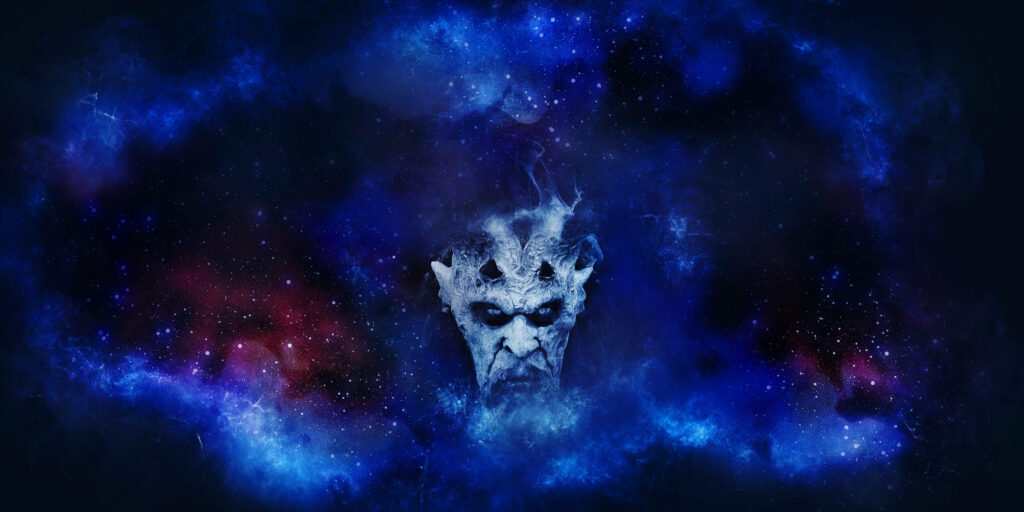Galactic Terror: Intergalactic Demon Of Space Wallpaper