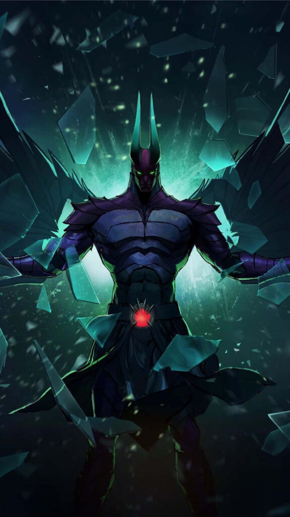 Dota 2 Gaming Excellence: Terrorblade's Fiery Transformation! Wallpaper