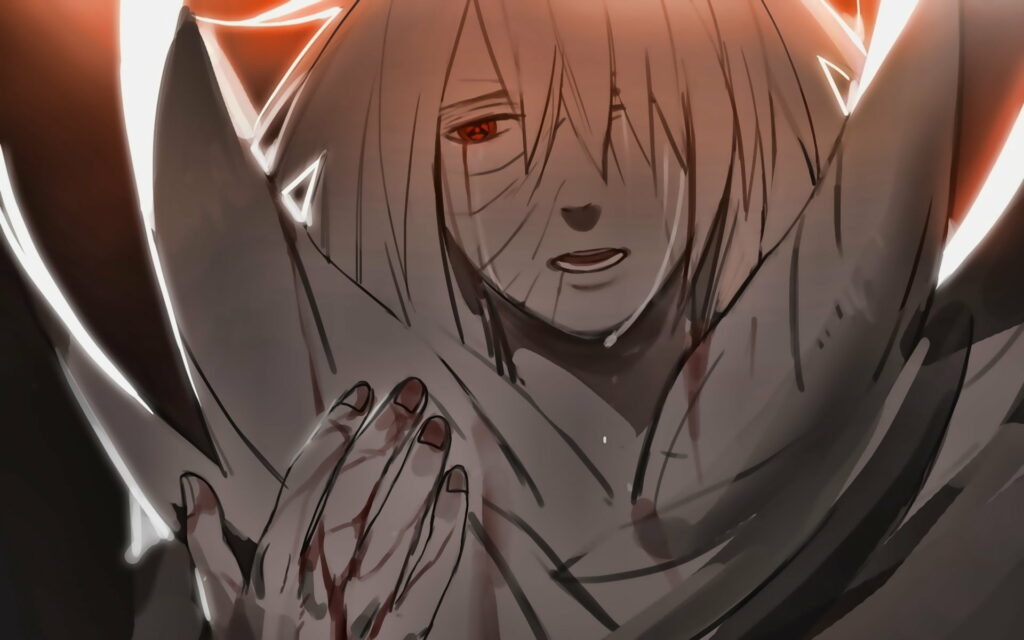 Unleashing The Shadows: A HD Wallpaper of Uchiha Obito and the Power of Sharingan