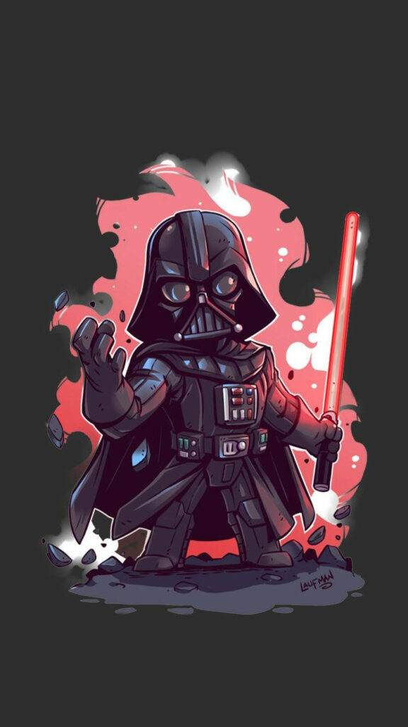 The Legendary Force: Darth Vader, the Enigmatic Enforcer of the Sith Order, Dominates the Galactic Stage Wallpaper