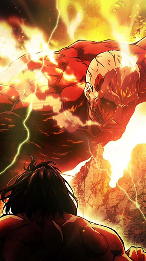 Colossal Encounter: The Charge of Titans - Epic Attack On Titan 4K Wallpaper