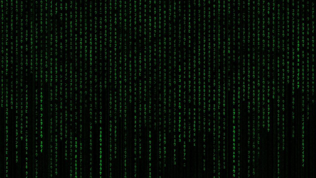 Neon Nights in the Matrix: A Mesmerizing Wallpaper